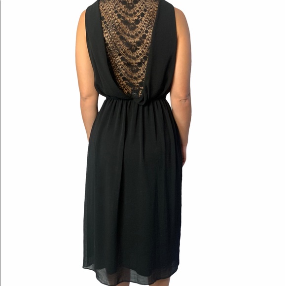 ASOS Black Lace Tank Dress Women's Size 4 - Picture 7 of 16